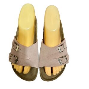 Birkenstock Women's Sandals in Light Pink and Brown
